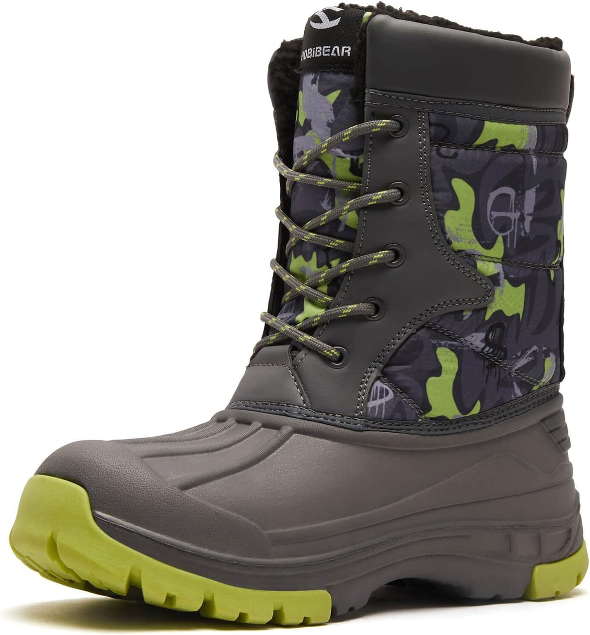 Boys' Waterproof Winter Snow Boots with Insulation for Cold Weather