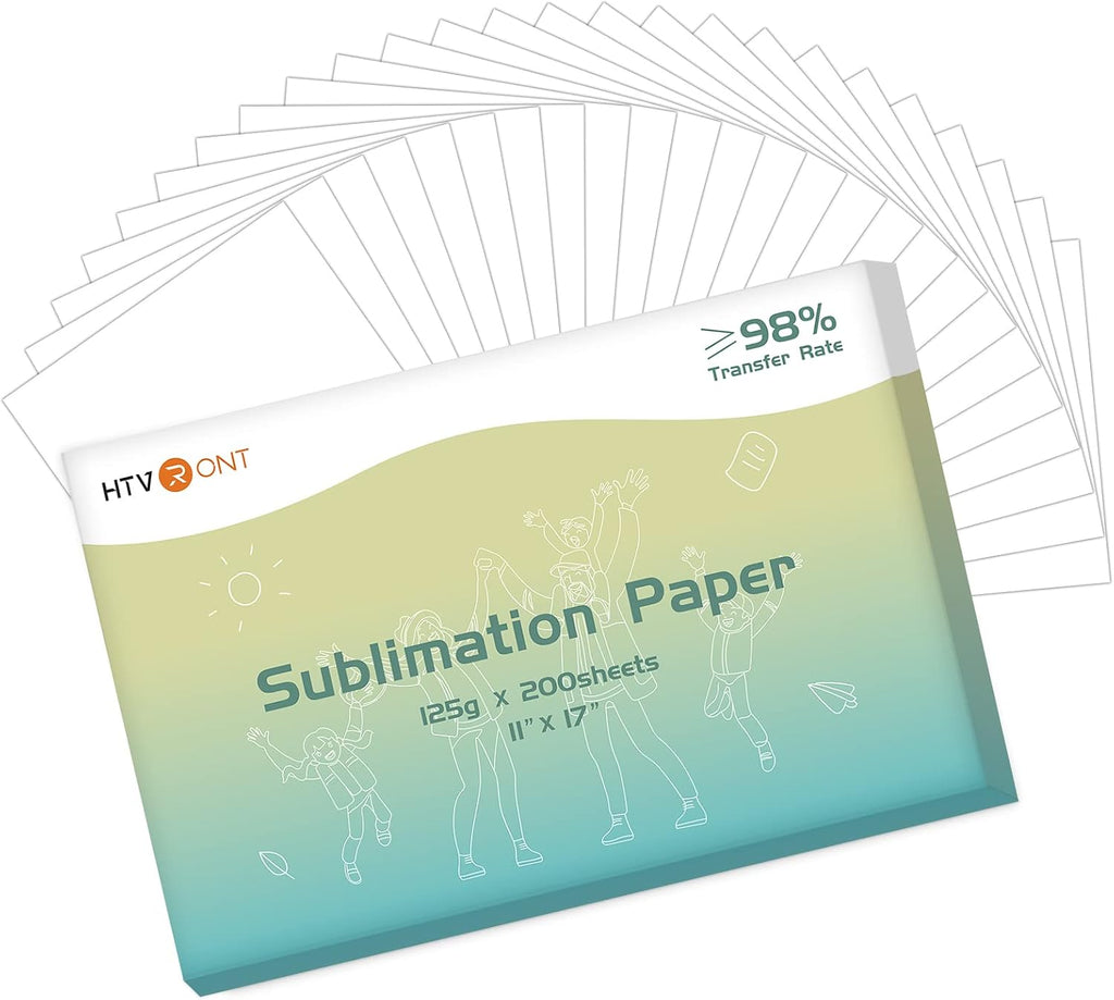 Sublimation Paper 11x17 Inch - 200 Sheets sublimation transfer paper Compatible with Inkjet Printer,sublimation heat