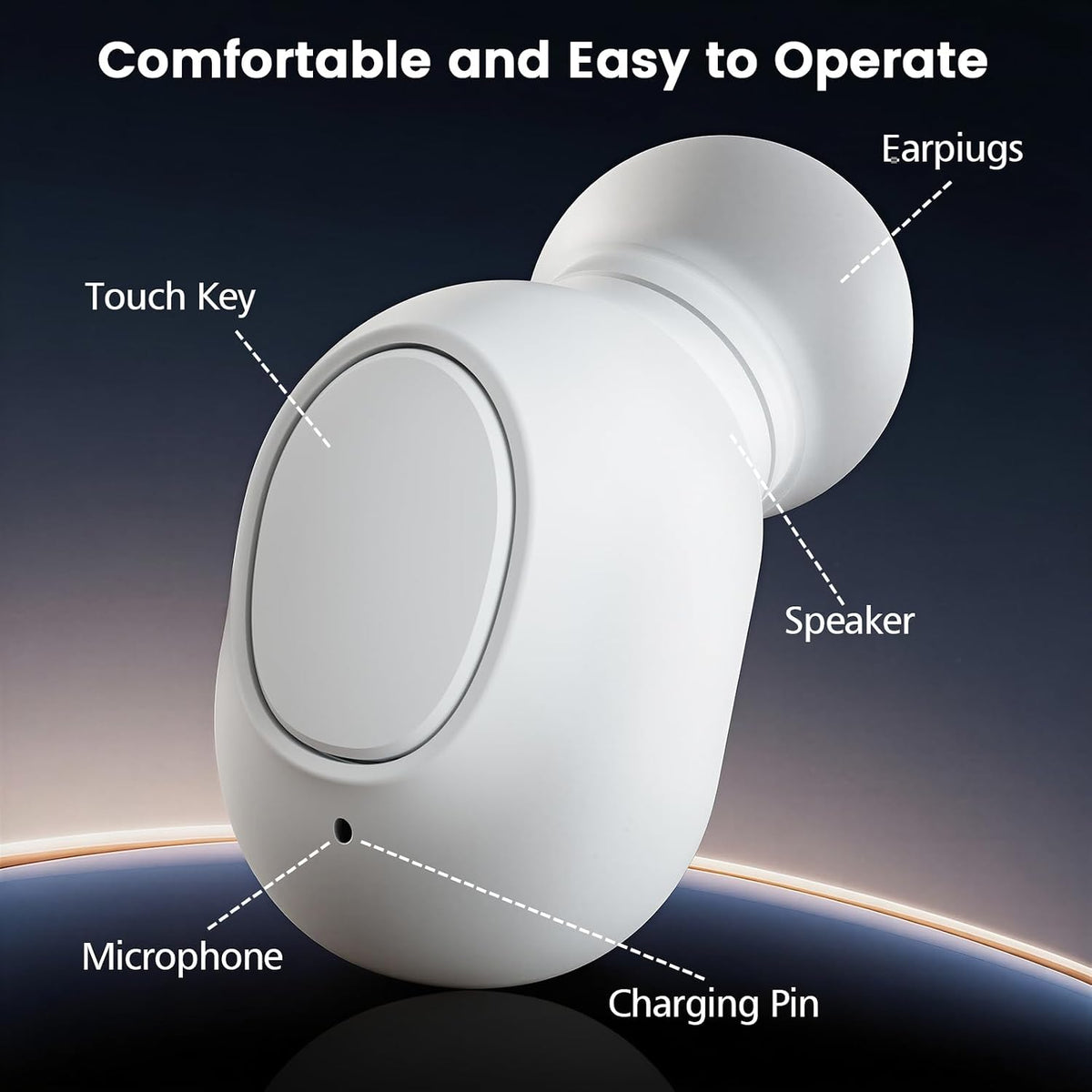 Rechargeable Bluetooth Hearing Aids for Seniors