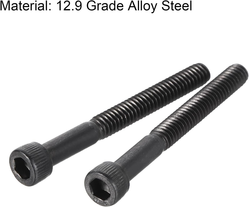 uxcell #8-32x1-1/2" Hex Socket Head Cap Screw Bolts 25pcs
