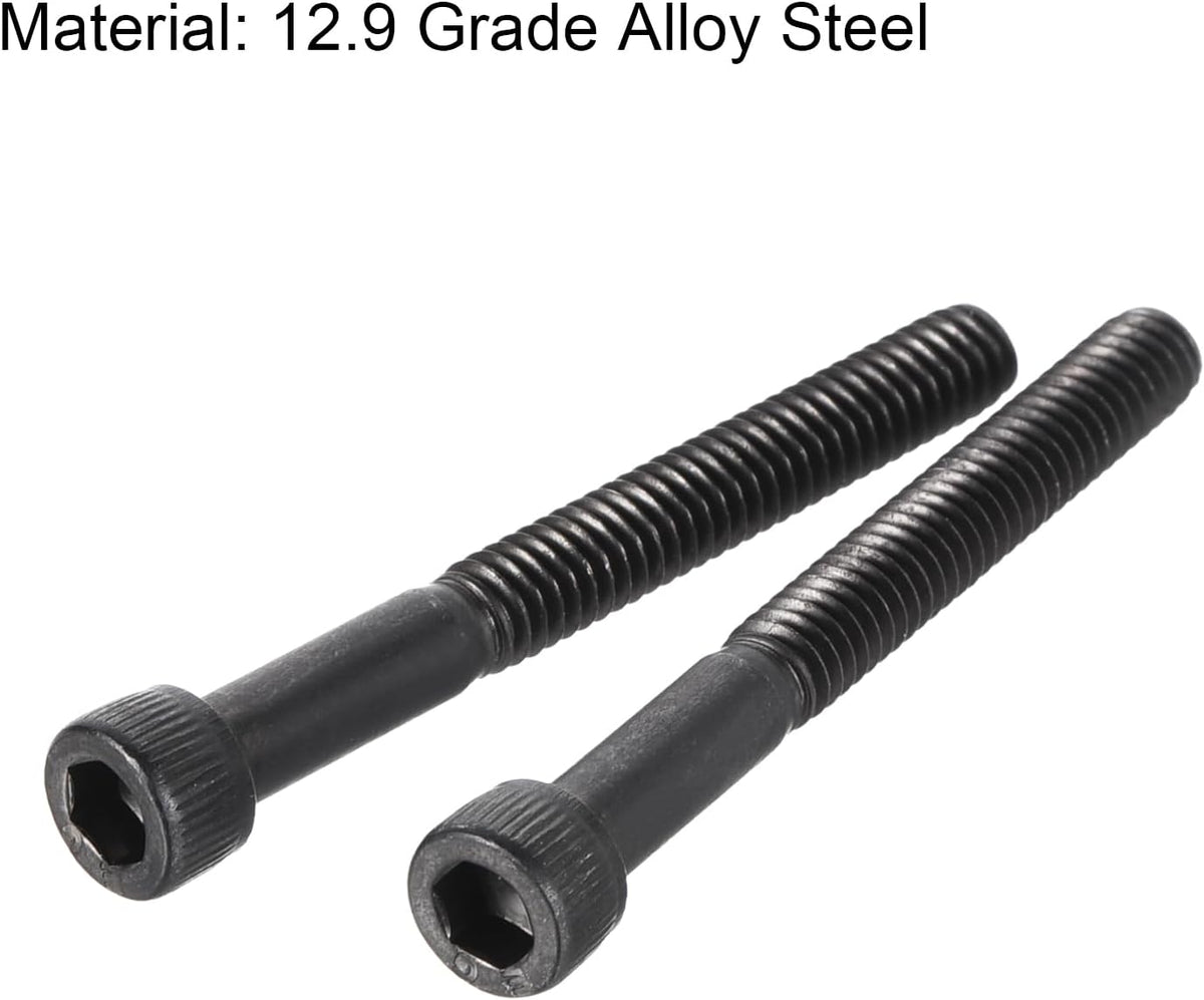 uxcell #8-32x1-1/2" Hex Socket Head Cap Screw Bolts 25pcs