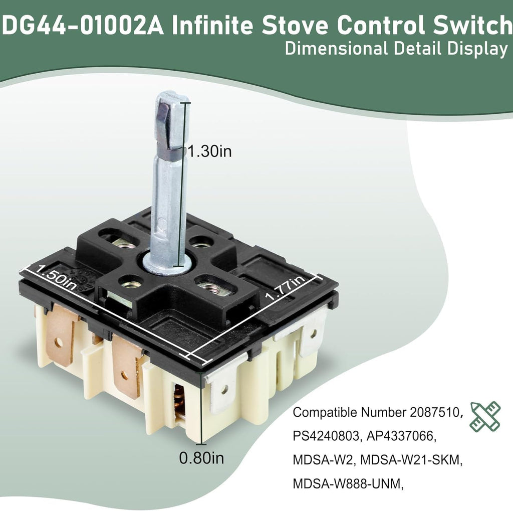 DG44-01002A Dual Infinite for Samsung Range, Fits FCQ3 FE71 FER3 FTQ3 NE59