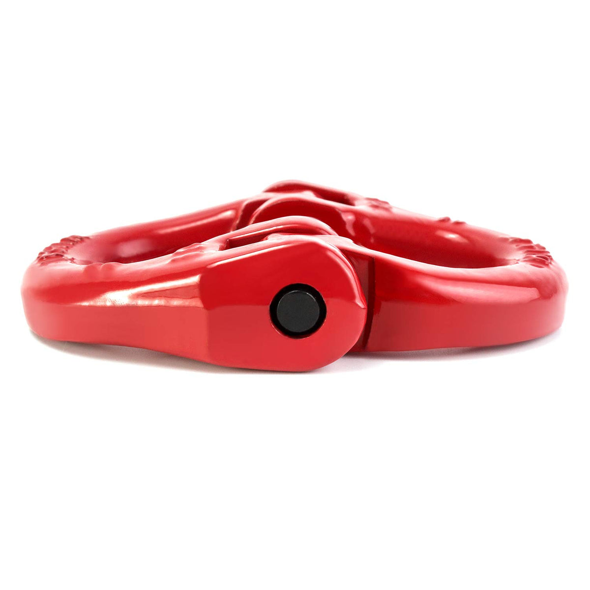 QWORK G80 Alloy Steel Hammerlock Coupling Link Connecting Link, 1/2", Red Painted, 12000 lbs Working Load Limit,2 Pack