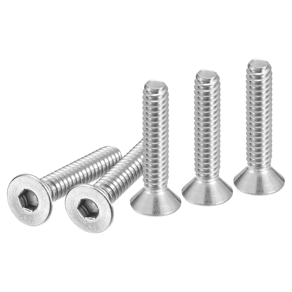 DTGN 50Pack #10-24x1 Flat Head Socket Cap Screws 304 Stainless Steel
