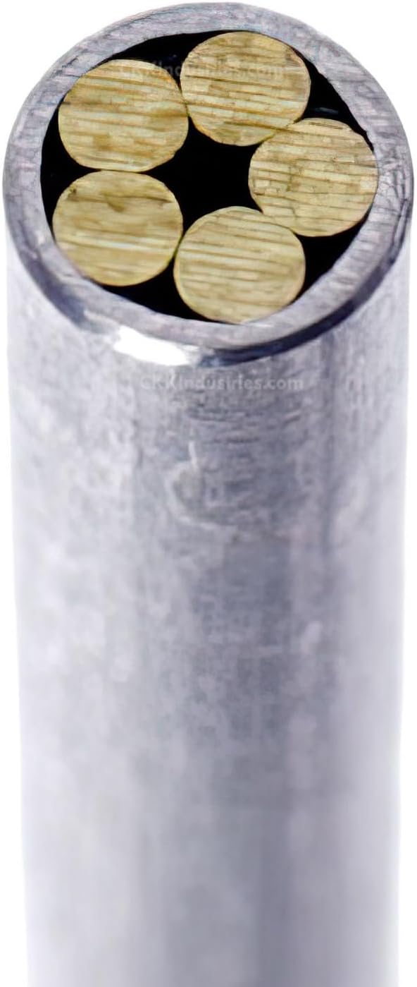 Mosaic Pin - (0.156 (5/32) Inch Diameter) - (507AB) - (Aluminum Outer Material)(Brass Inner Material) - Decorative