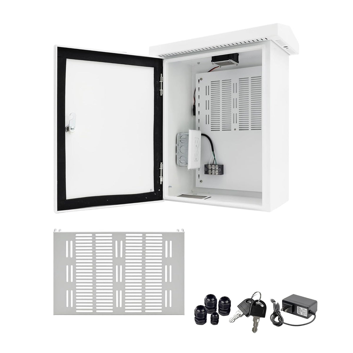 NEMA Outdoor Electrical Box, Cold-Rolled Steel Plate Enclosure