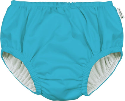 Eco Pull-Up Reusable Absorbant Swim Diaper - Sky Blue - 4T