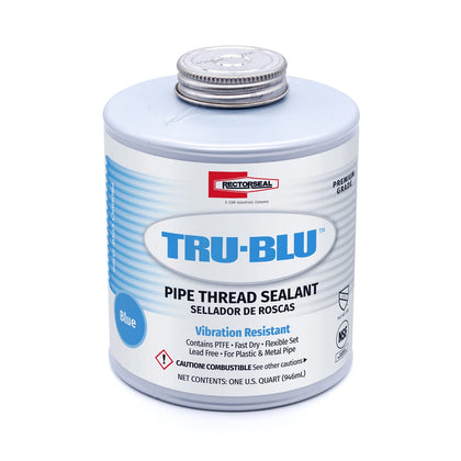 Tru-Blu 31300 Pipe Thread Sealant, Fast-Dry, Flexible Set Thread Sealant Designed for High Vibration Environments