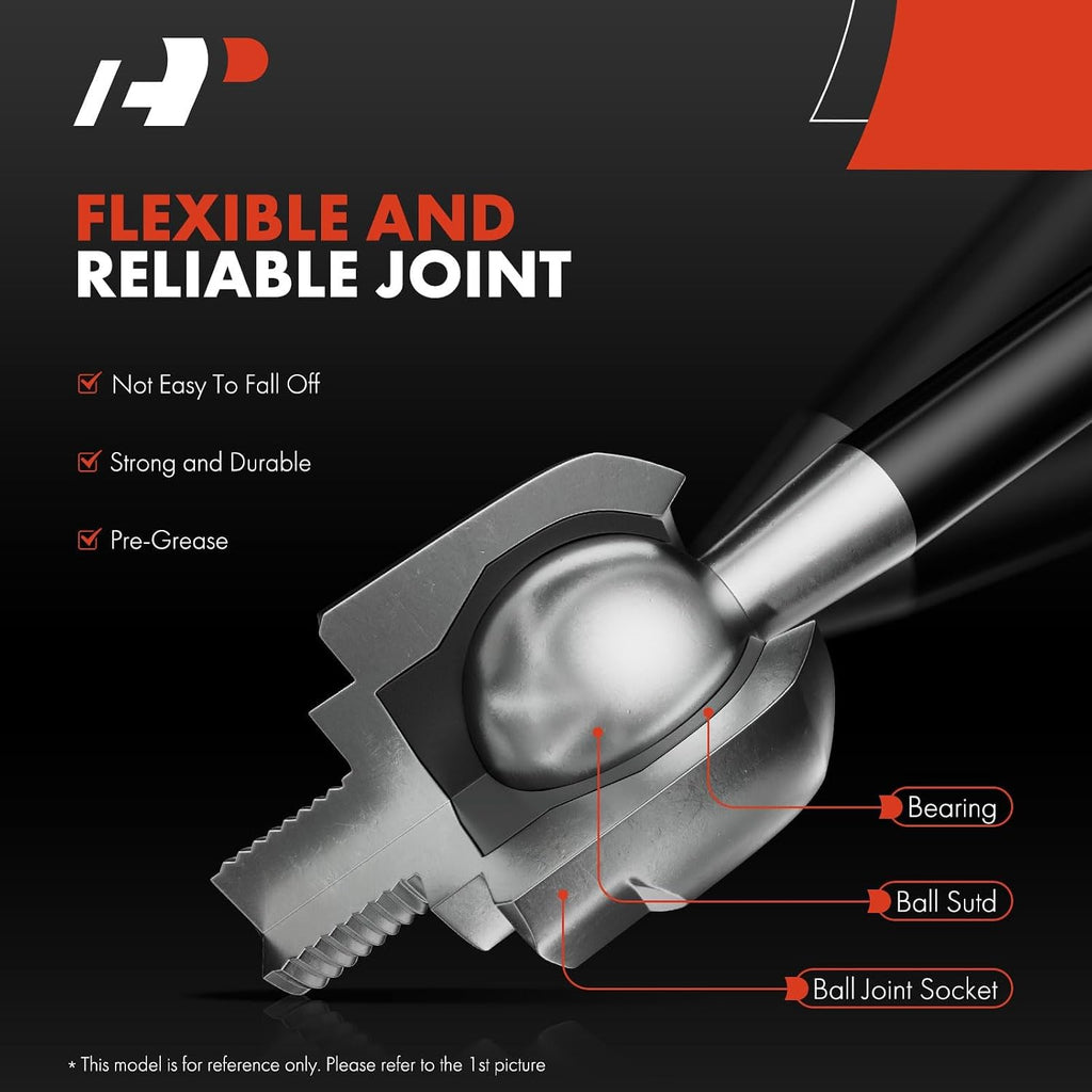 A-Premium Front Inner & Outer Tie Rod End Kit Fix Uneven Tire Wear