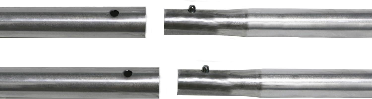 USA-Made Snow Roof Rake with Shingle Saver Rollers (20 Foot)