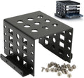 GLOGLOW 2.5 Inch HDD Mounting Rack, Hard Drive Storage Bracket (Black)