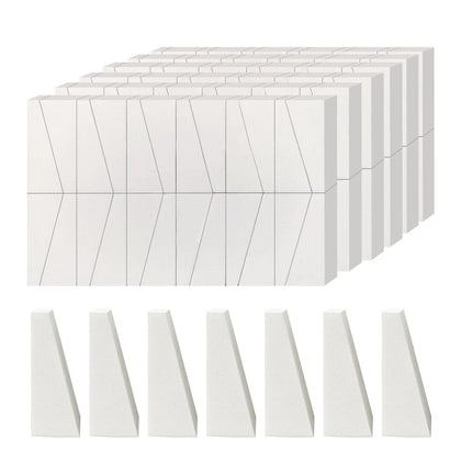 144 Pack Makeup Wedges Sponges Triangle Foam Latex-Free for Foundation