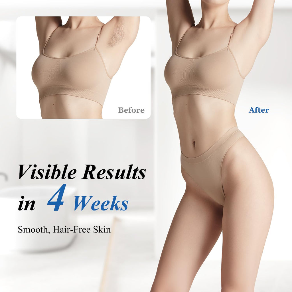 Hair Removal with Cooling, Painless IPL Hair Removal Device for Women and Men, at-home Hair Remover for Armpits