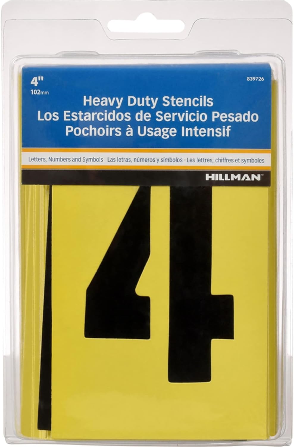 Letter and Number Stencil Pack, 4"