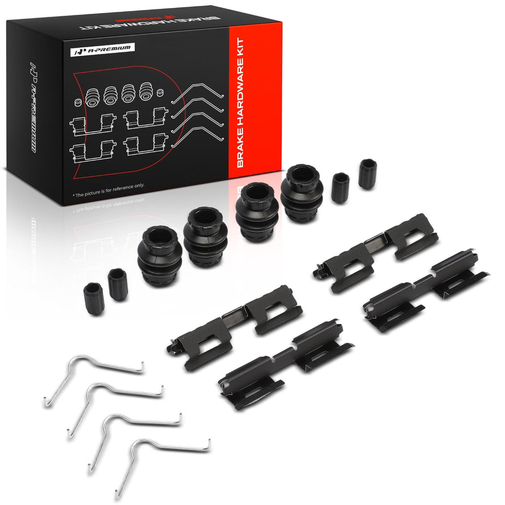 A-Premium Front Left and Right Side Disc Brake Hardware Kit
