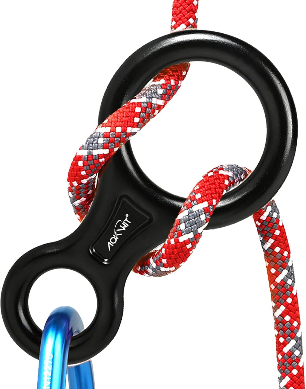Rescue Figure 8 Descender Climbing Gear Downhill Equipment 35KN/3500kg 7075 Aluminum Alloy Rigging Plate for Climbing
