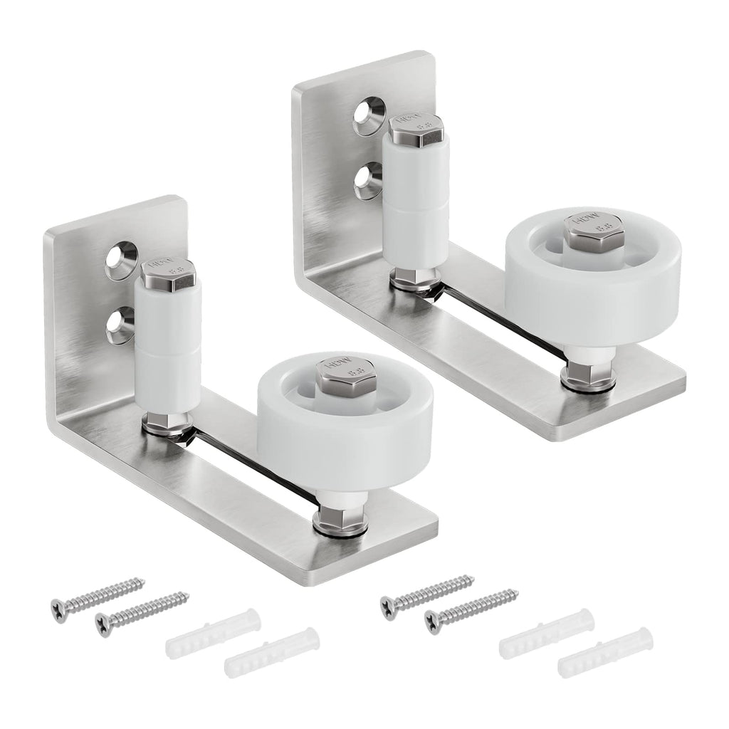 SMARTSTANDARD Sliding Barn Door Floor Guide for Bottom Adjustable Roller