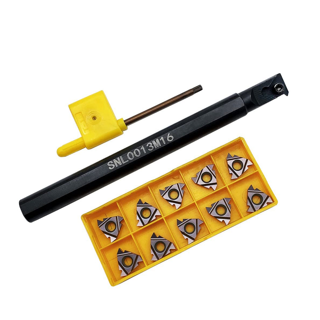 GBJ SNL0013M16 Left Hand Threading Boring Bar with 16ER AG60 Inserts