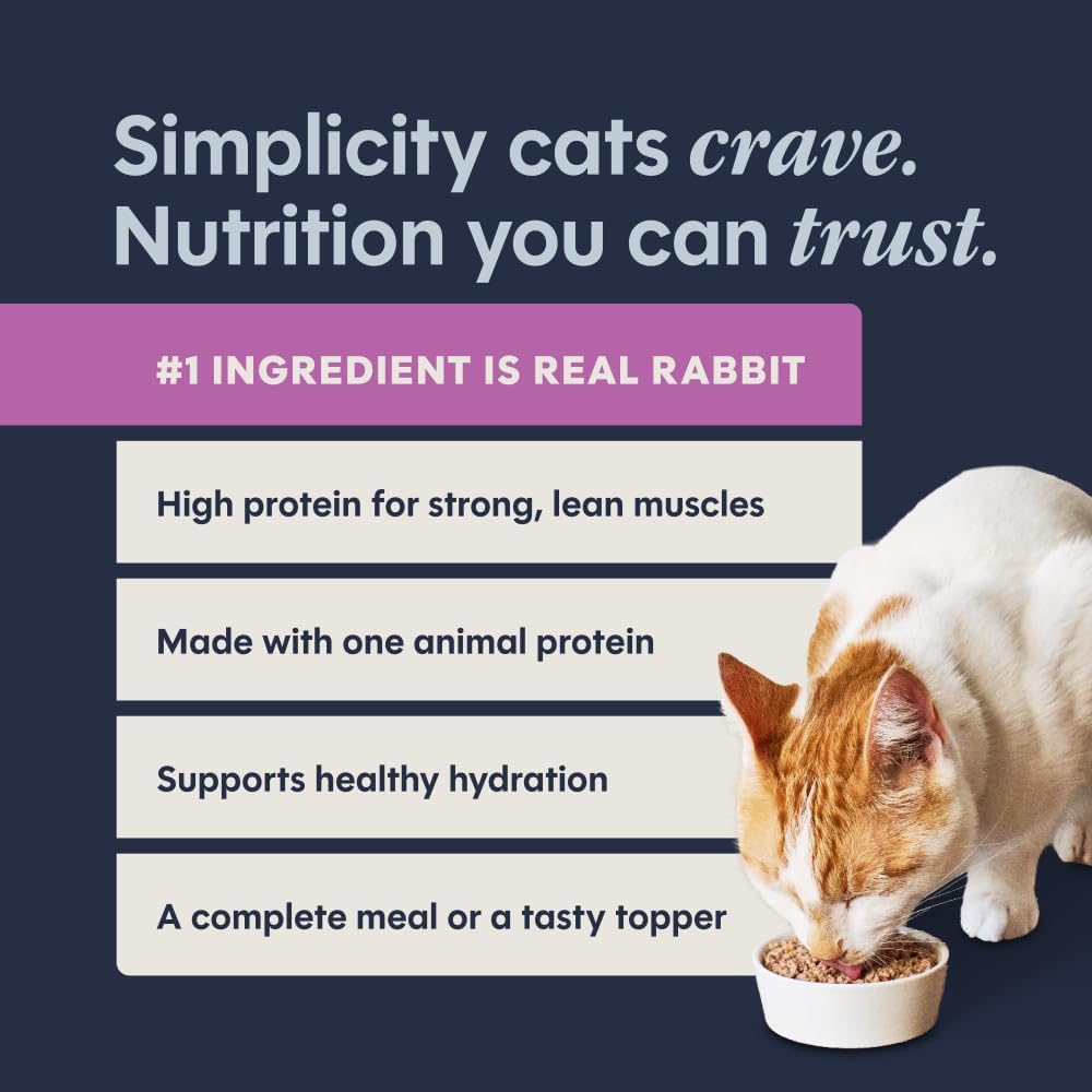 Limited Ingredient Diet Wet Cat Food, Rabbit, 3 oz (24 Count)