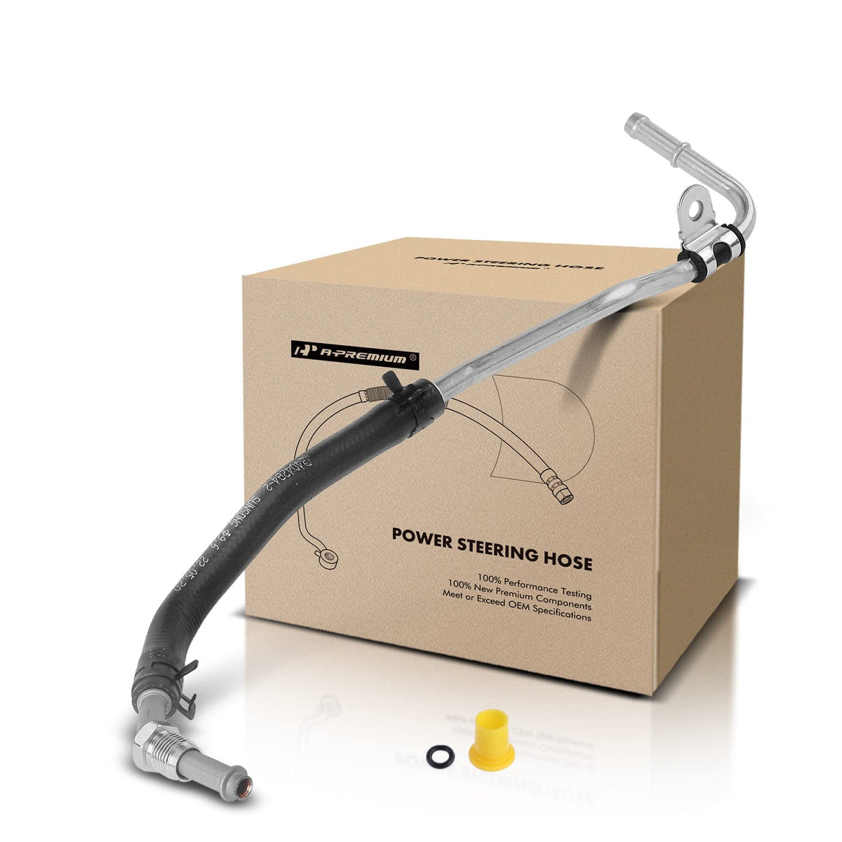 A-Premium Power Steering Return Hose Line Assembly Compatible with Kia