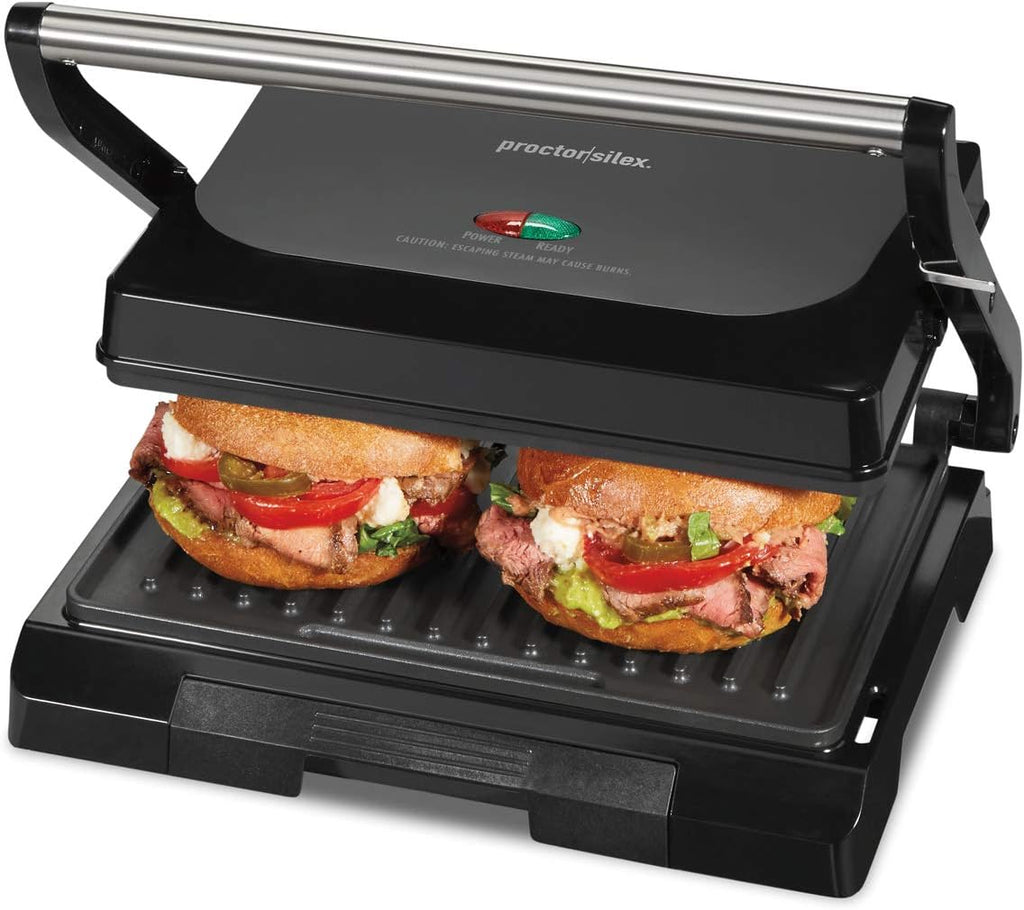 Panini Press Sandwich Maker Grill & Electric Indoor Grill