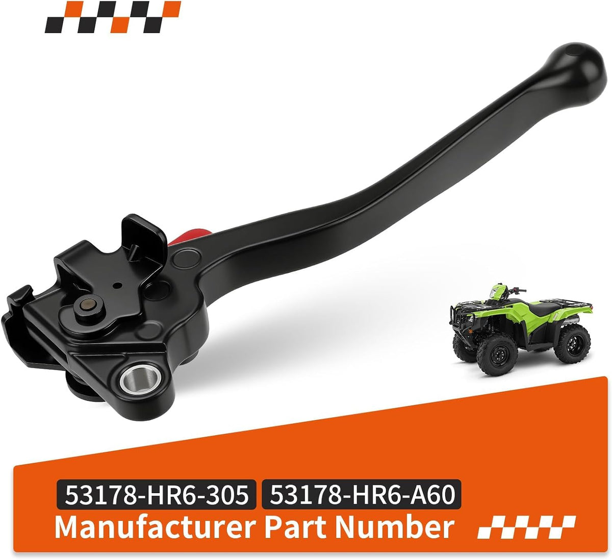 Brake Lever Park Lock For Honda Recon 250 Rancher 420 Foreman 500 520