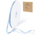 Blue Thin Satin Ribbon, 1/4 Inch, 100 Yards