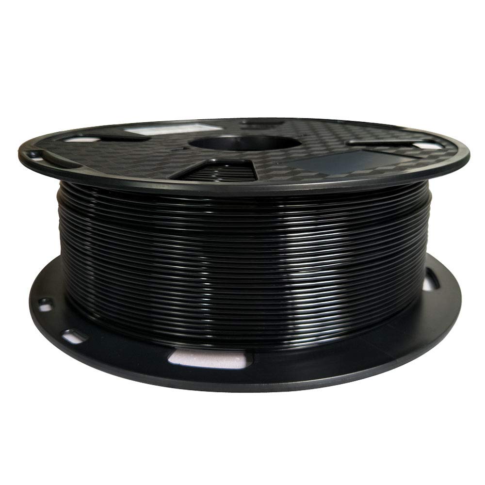 Black PETG Pro Filament 1.75 mm 1KG 3D Printing Filament 2.2lbs Spool 3D Printer Material Fit Most FDM Printer Easy