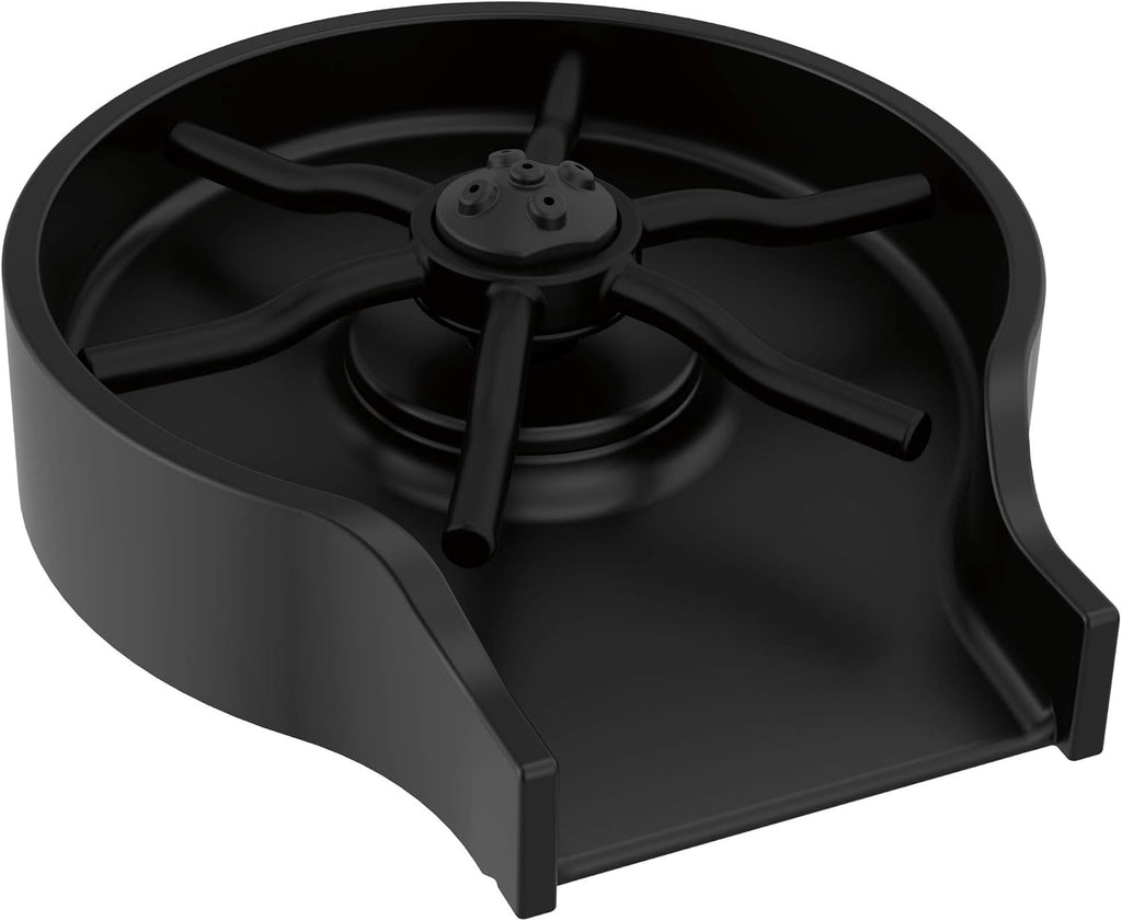 Matte Black Metal Glass Rinser for Kitchen Sink, Cup Washer for Sink, Bottle Washer, Matte Black GR250-BL