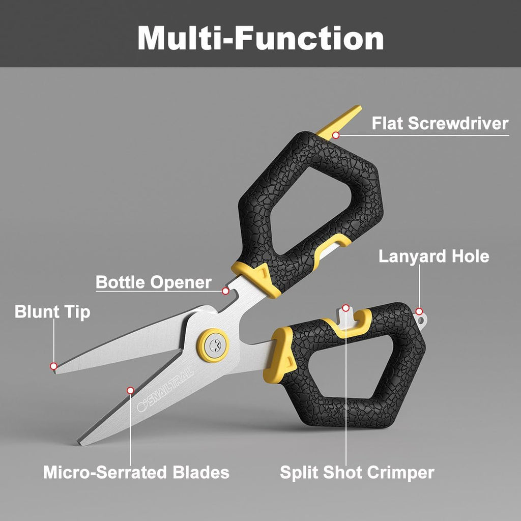 Fishing Line Stripper & Scissors Kit, Electric Hook Sharpener | Portable Fish Braided Line Remover & Unwinding Tool
