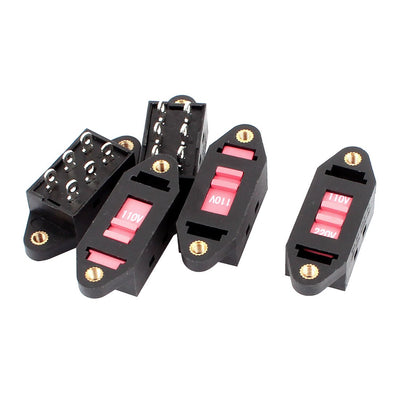 uxcell 5 Piece a15012100ux0041 DPDT Voltage Selector Slide Switch