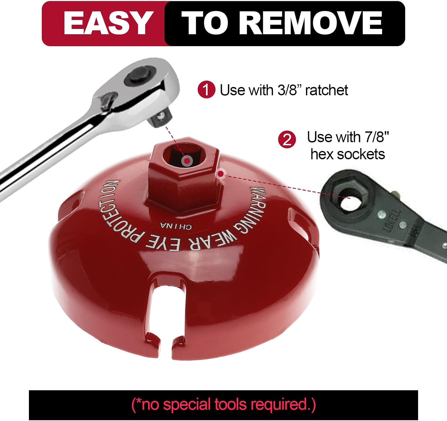61150 Fuel Filter Housing Wrench Replacement for Ram 1500 EcoDiesel | OE 68235275AA, 10 Micron, Aluminum Anti-Slip