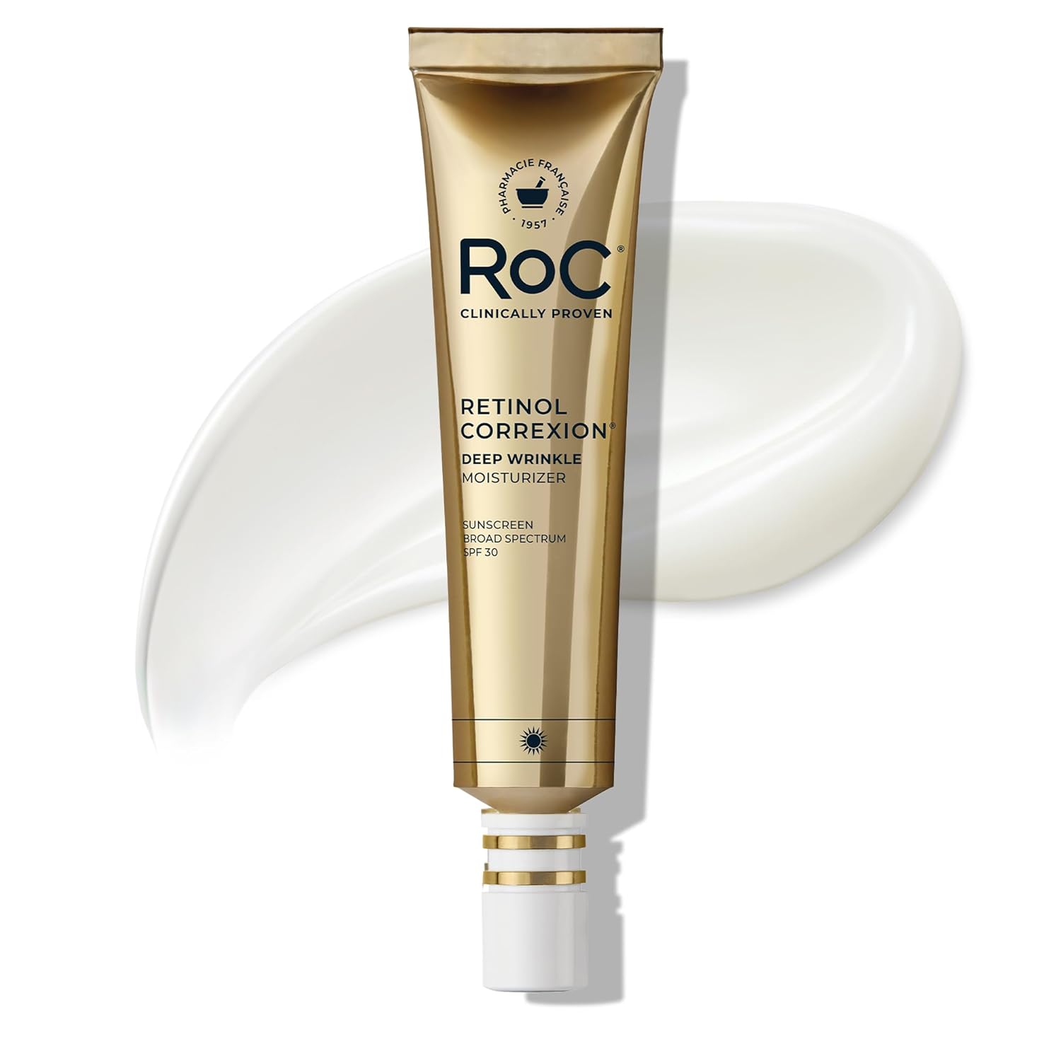 Retinol Correxion Deep Wrinkle Daily Face Moisturizer with Sunscreen SPF 30 for Fine Lines, Dark Spots, Post-Acne