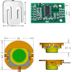 Weight Sensor 50kg Load Cell Half Bridge w/Holder + HX711 Module