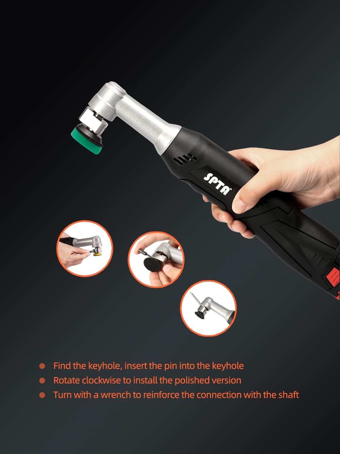 Cordless Mini Car Polisher, 12V Micro Cordless Scratches Killer Car Polisher RO/DA Mini Car Polisher for polishing