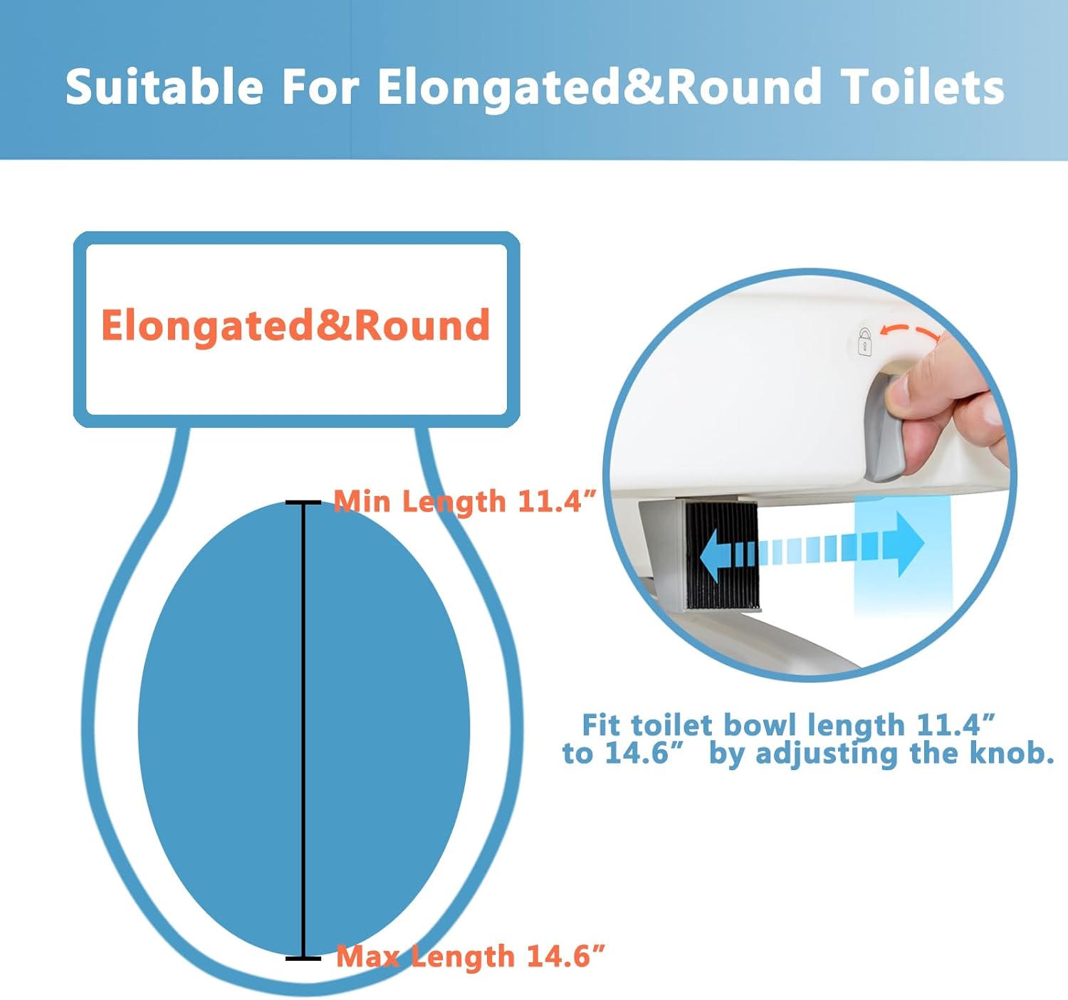 Raised Toilet Seat with Handles for Elderly - Toilet Seat Risers for Seniors with Adjustable Padded Arms - Elevated
