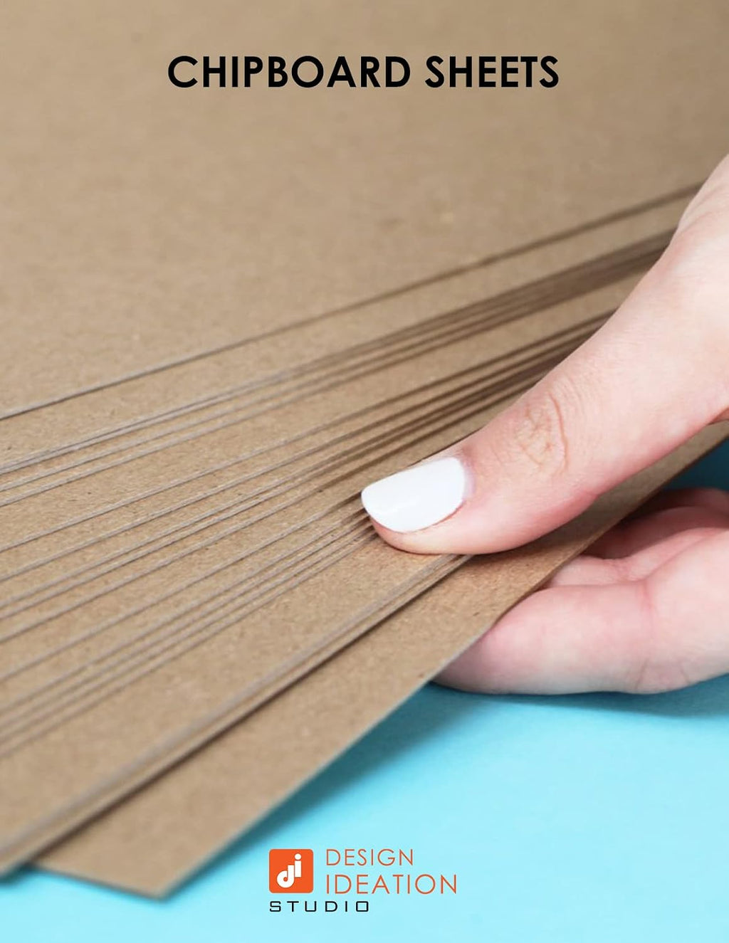 Medium Weight Chipboard Sheets. STUDIO 12 Brand. (9" x 12") .030” Thickness. (25 Sheets)
