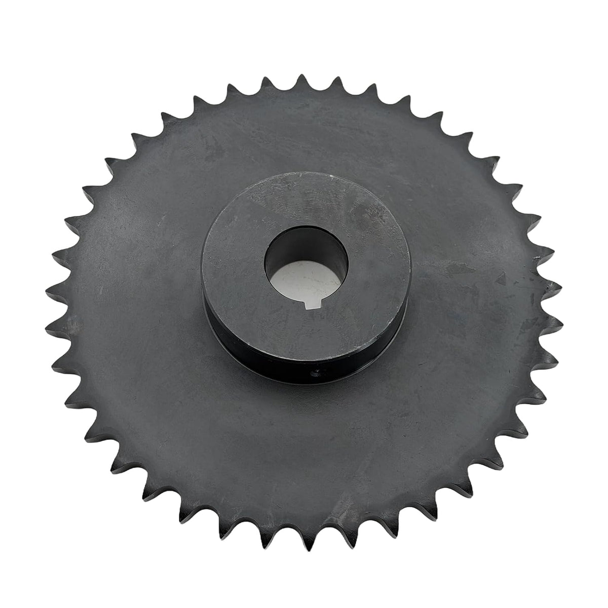 #50 Roller Chain Sprocket Type B 1 1/4 inch Bore 40 Tooth, Hardened Antirust 1045 Steel Drive Sprockets 50B40-1 1/4