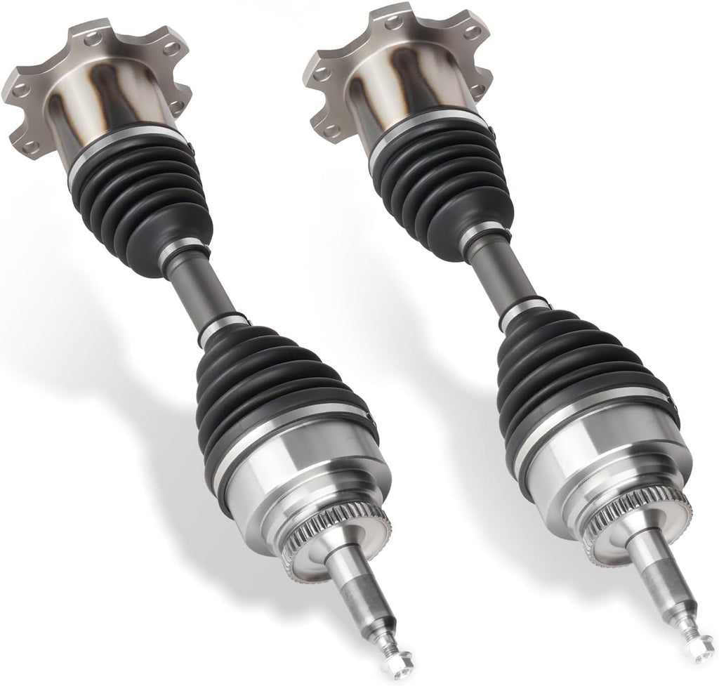 Front CV Axle Shaft Assembly Fits for Ford F-150 04-08, for Expedition 03-06, for Lincoln Mark LT 06-08, for Navigator 03-06, 4.2L 4.6L 5.4L, 4WD, Driver and Passenger side, 2 PC