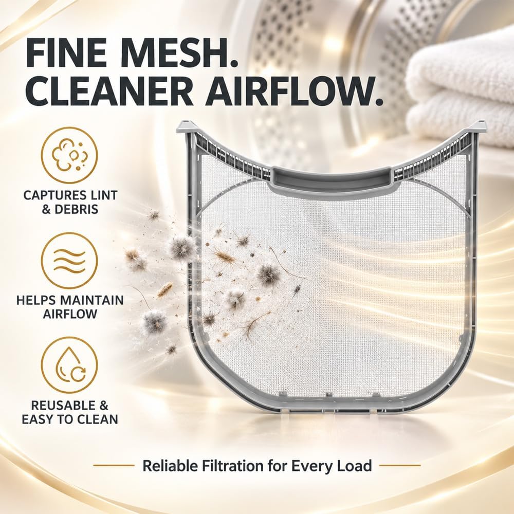 Dryer Lint Filter Replacement for LG DLG2602R 2009–2011