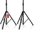Universal Speaker Stand 2-Pack – Heavy Duty Tripod Mount Holder Set, Height Adjustable from 40” to 71”, 35mm Insert