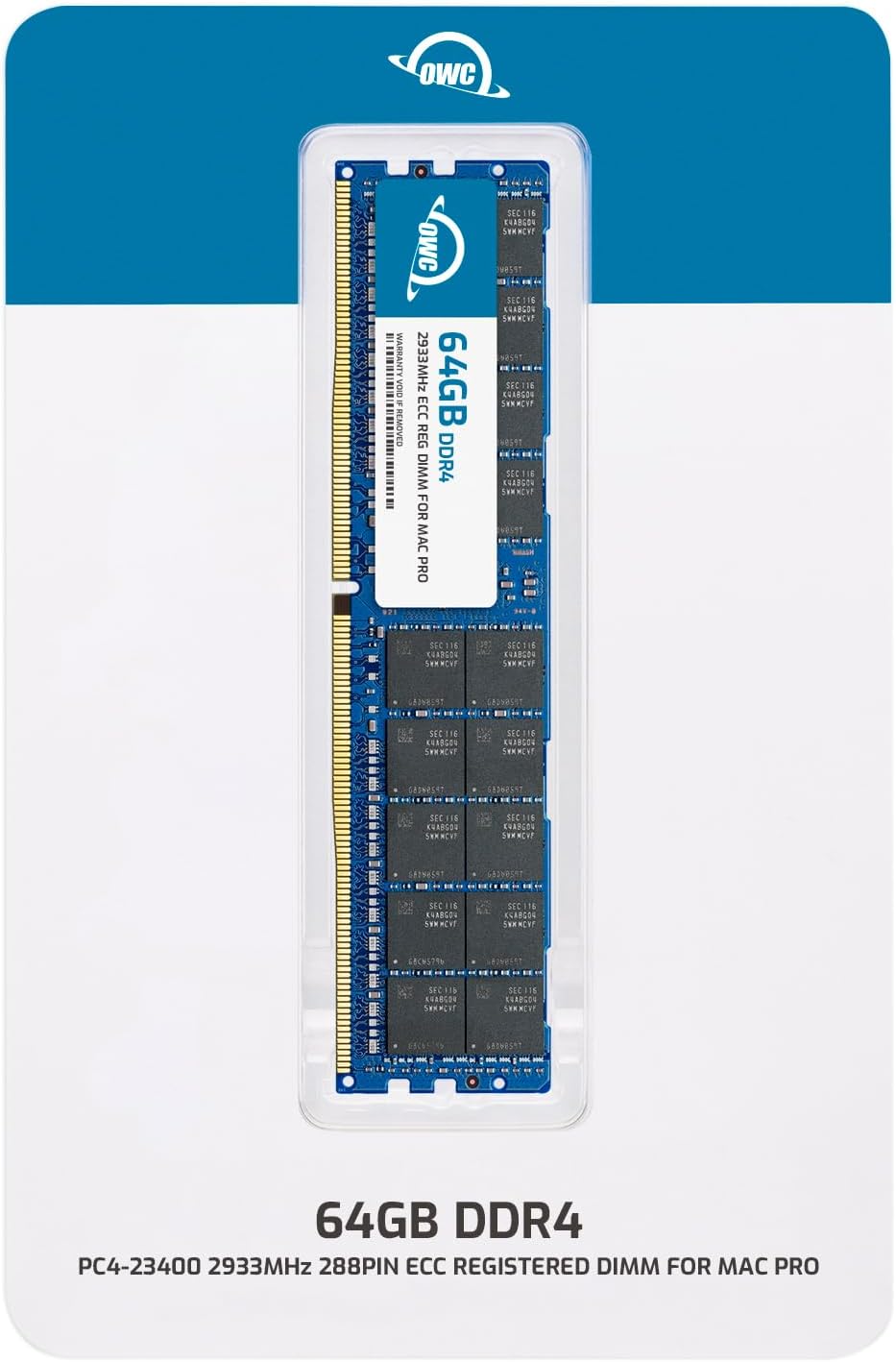 OWC Memory 64GB DDR4 ECC Registered CL21 PC4-23400 2933MHz RAM