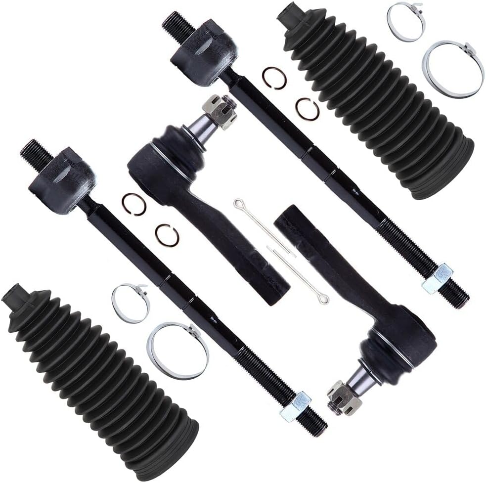 SCITOO 6pcs Front Inner Outer Tie Rod End Kit for Ford 1998-2001 Explorer
