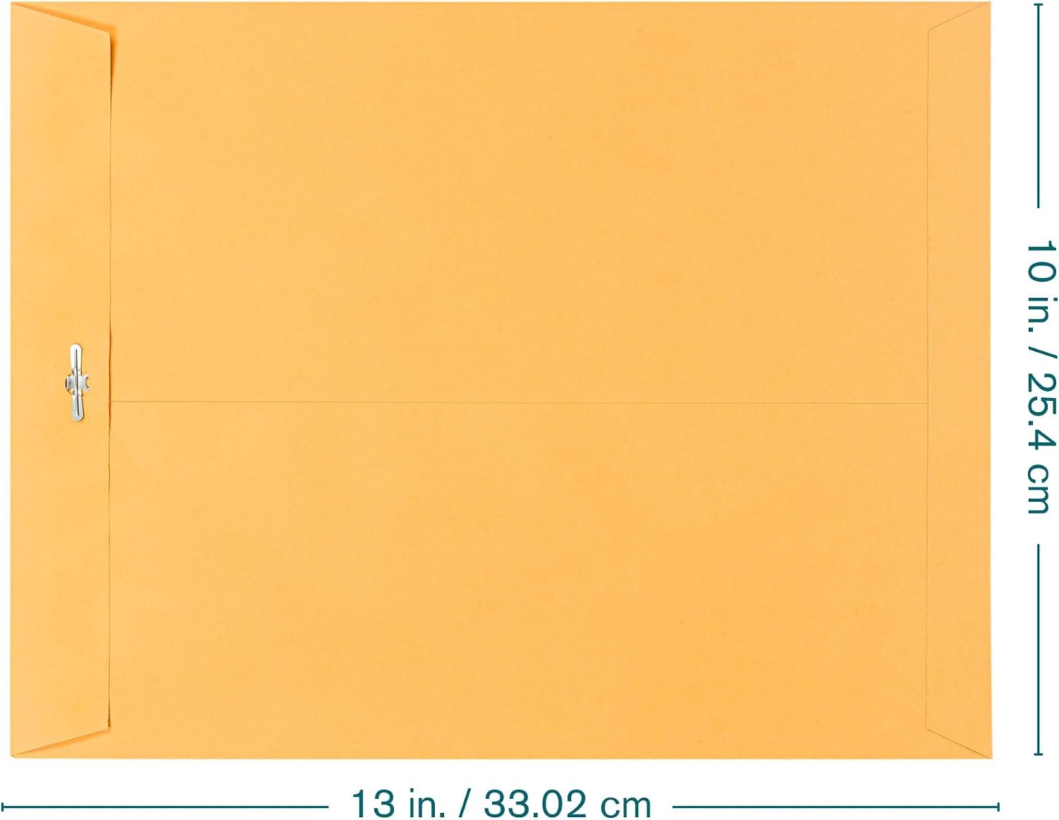 10 x 13 Clasp Envelopes – 500 Pack Brown Kraft Catalog Envelopes with Clasp Closure & Gummed Seal – 28lb Heavyweight