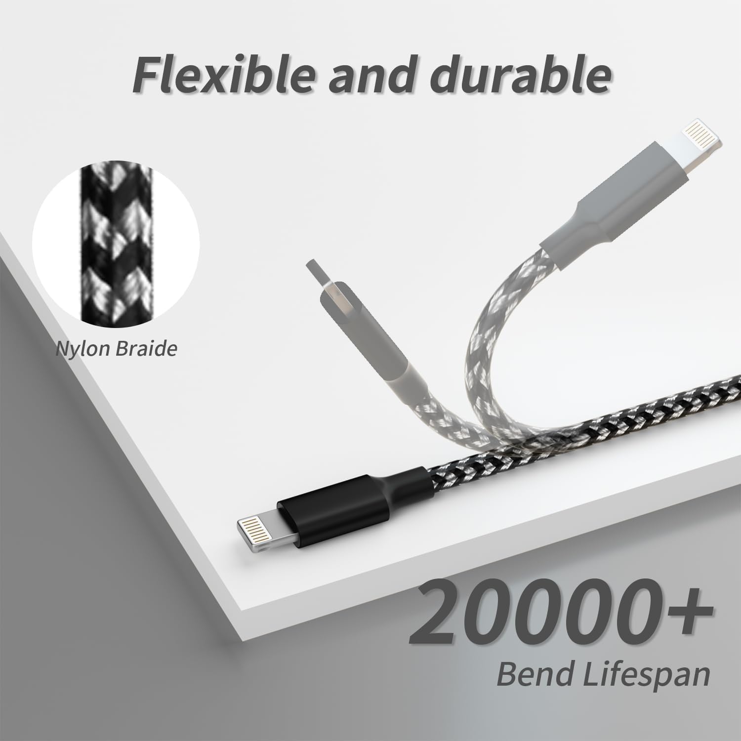 Multi Charging Cable(2Pack 4FT), 3 in 1 USB Charging Cable for Multiple Devices, Braided Universal Phone Charger Cord