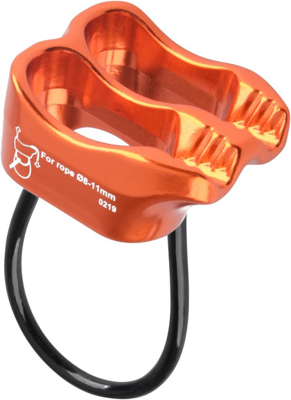 ATC Belay Device V-grooved Micro Rescue Guide Belay Device for Rock Climbing Gear Rappelling Equipment