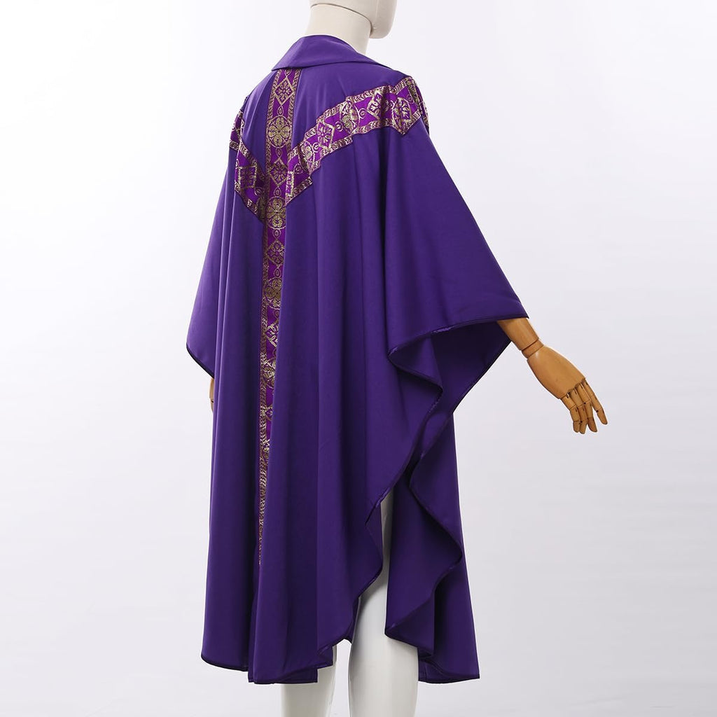 Catholic Priest Chasuble Church Mass Vestment Robe with Stole