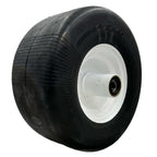13x6.50-6 Smooth White Lawn Mower Wheel Assembly