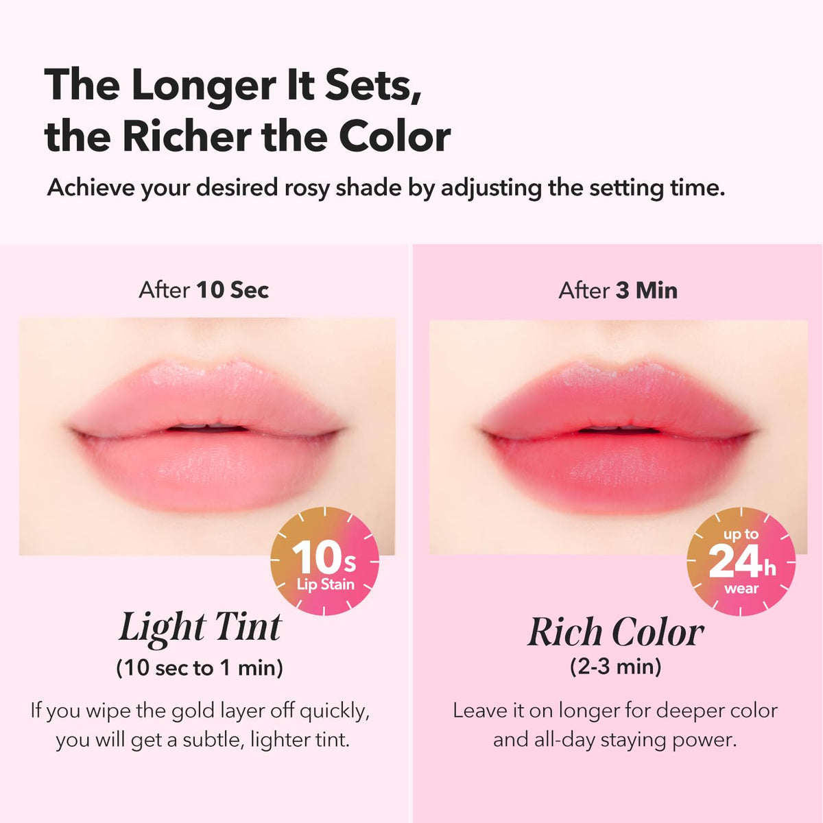 Hero All Day Plumping Lip Stain Rose pink