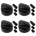 XSPANDER US New 4 PCs Oven/Stove/Range Control Knobs Replacement for RVs/Campers/Camping Appliances